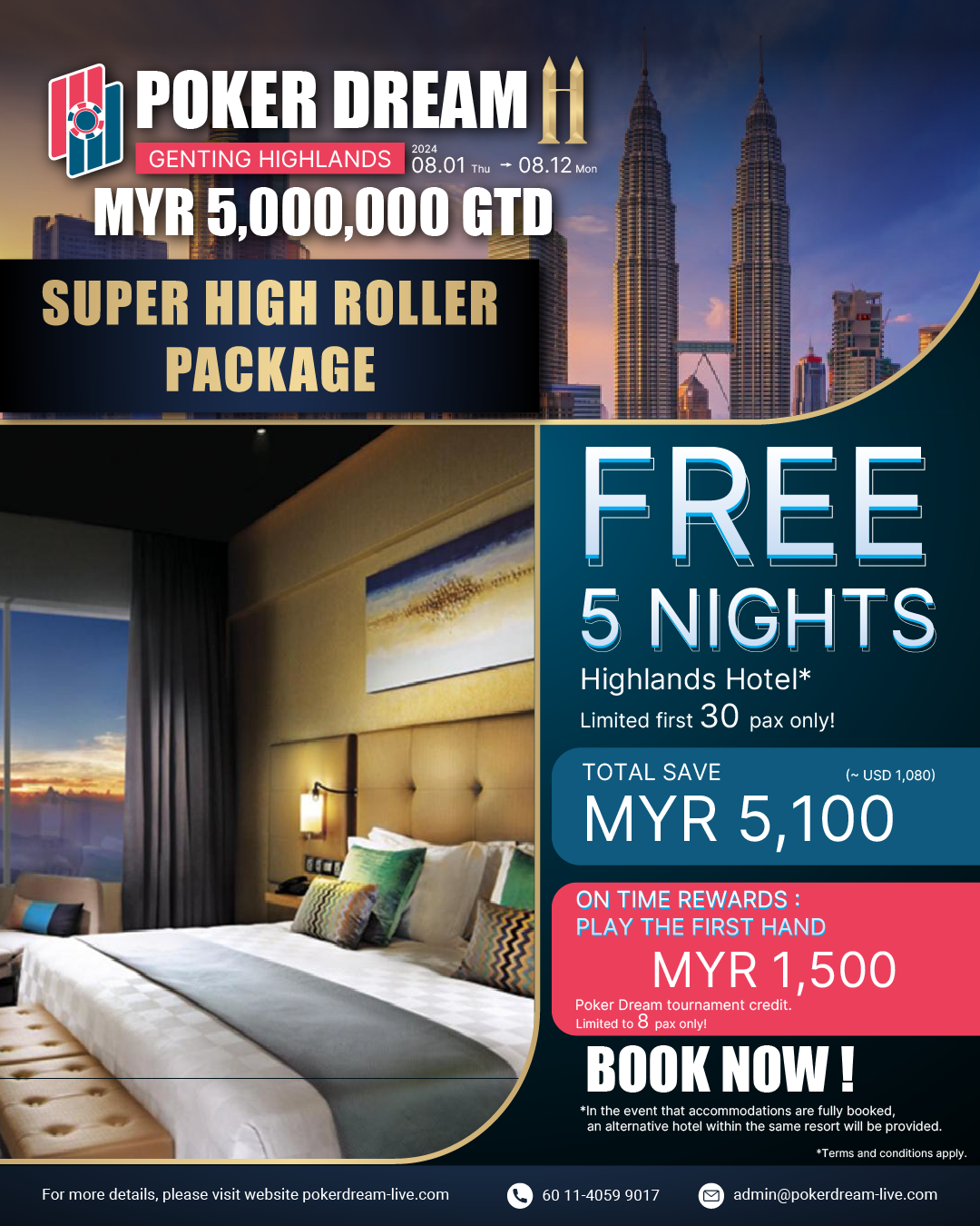 Poker Dream Super High Roller Package